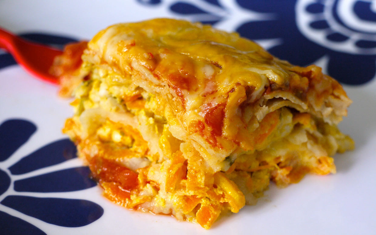 Mexican Lasagna With Tortillas
 Slow Cooker Tortilla Lasagna