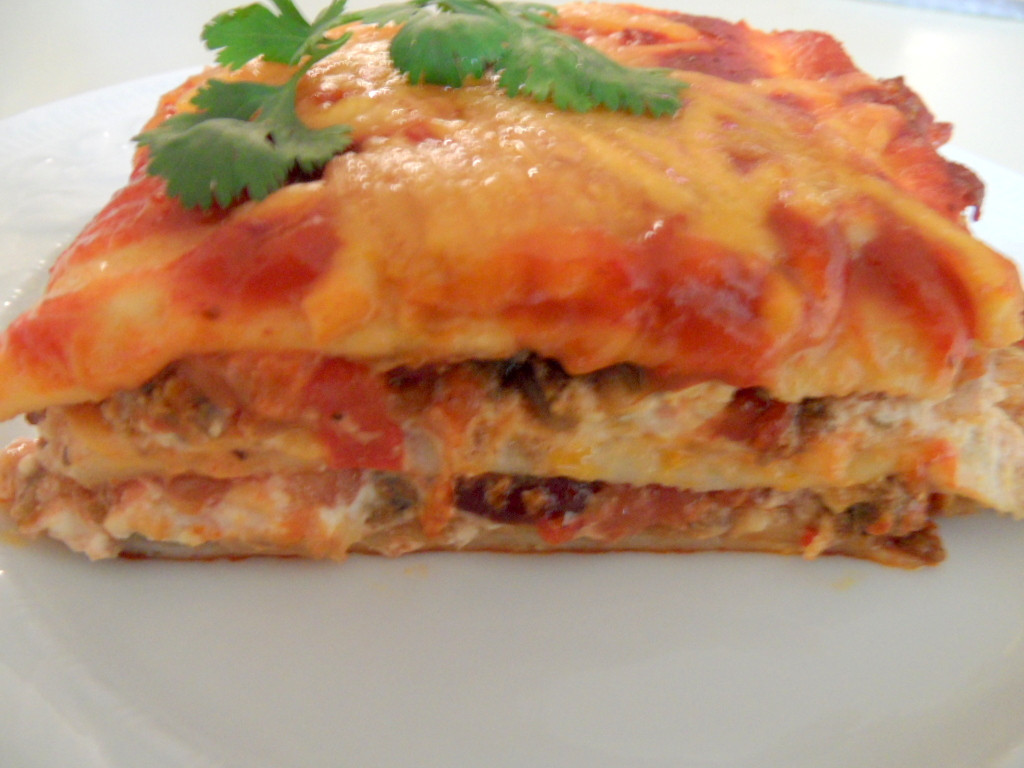 Mexican Lasagna With Tortillas
 Mexican Lasagna