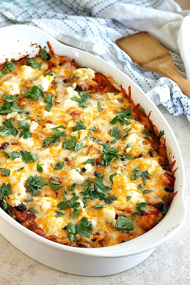 Mexican Lasagna With Tortillas
 Mexican Lasagna Belle Vie