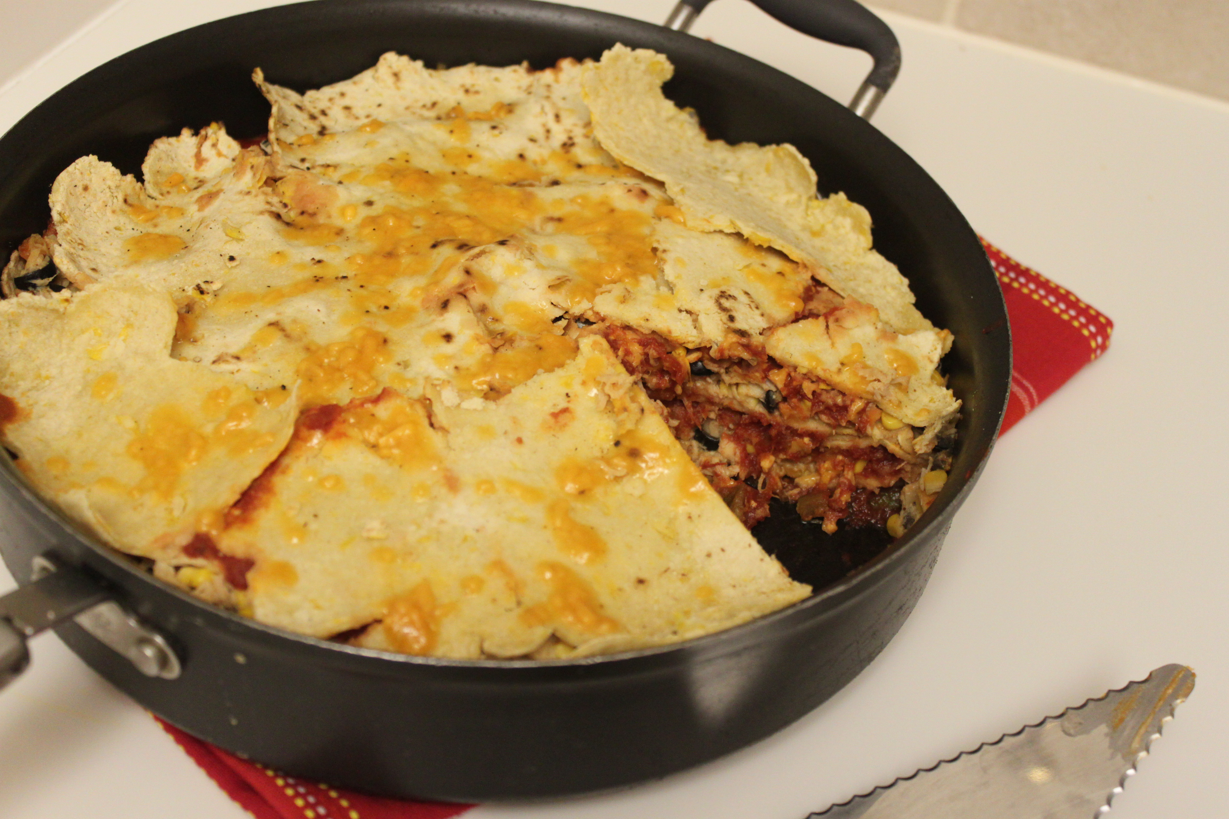 Mexican Lasagna With Tortillas
 Mexican Tortilla Lasagna