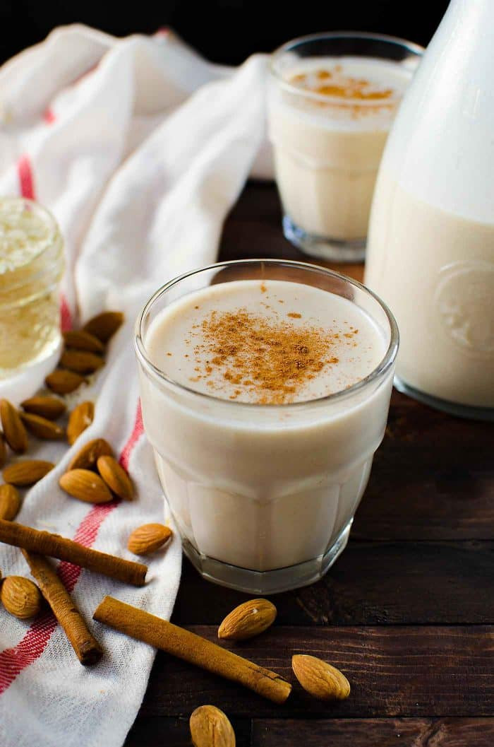 Mexican Milk Drinks
 Dairy free Creamy Mexican Horchata Almond and Rice