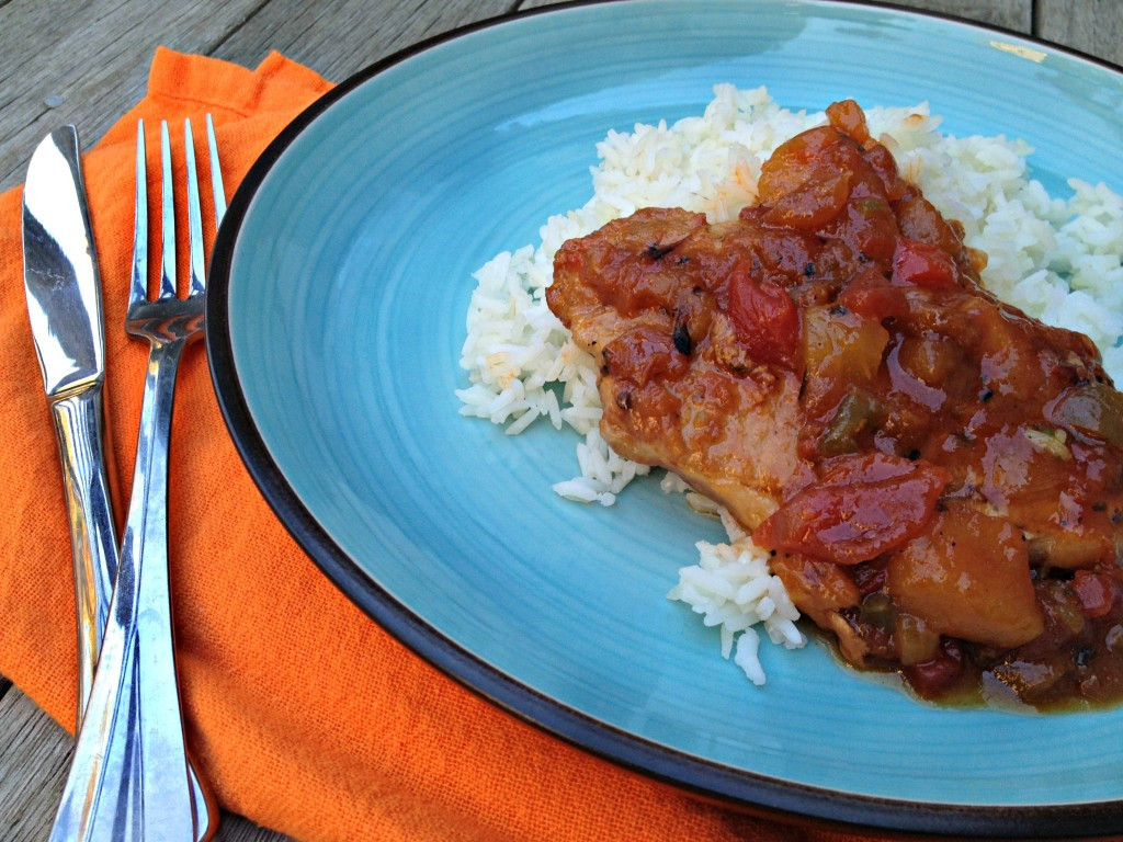 Mexican Pork Chops
 Mexican Pork Chops & a Slow Cooker Giveaway Cooking