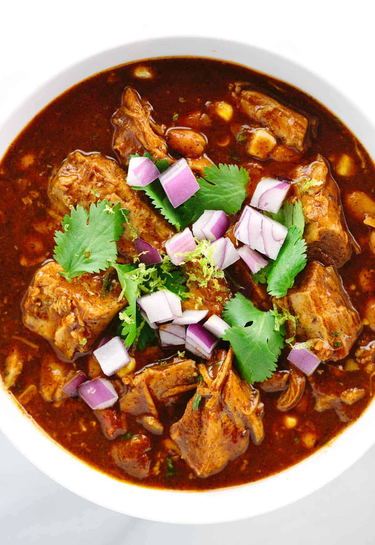Mexican Pork Recipes
 Slow Cooker New Mexican Red Pork Chili Recipe