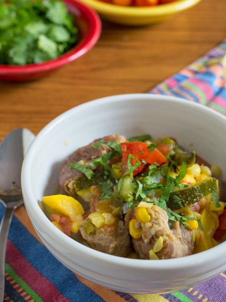 Mexican Pork Stew
 Pressure Cooker Mexican Pork Stew With Summer Ve ables