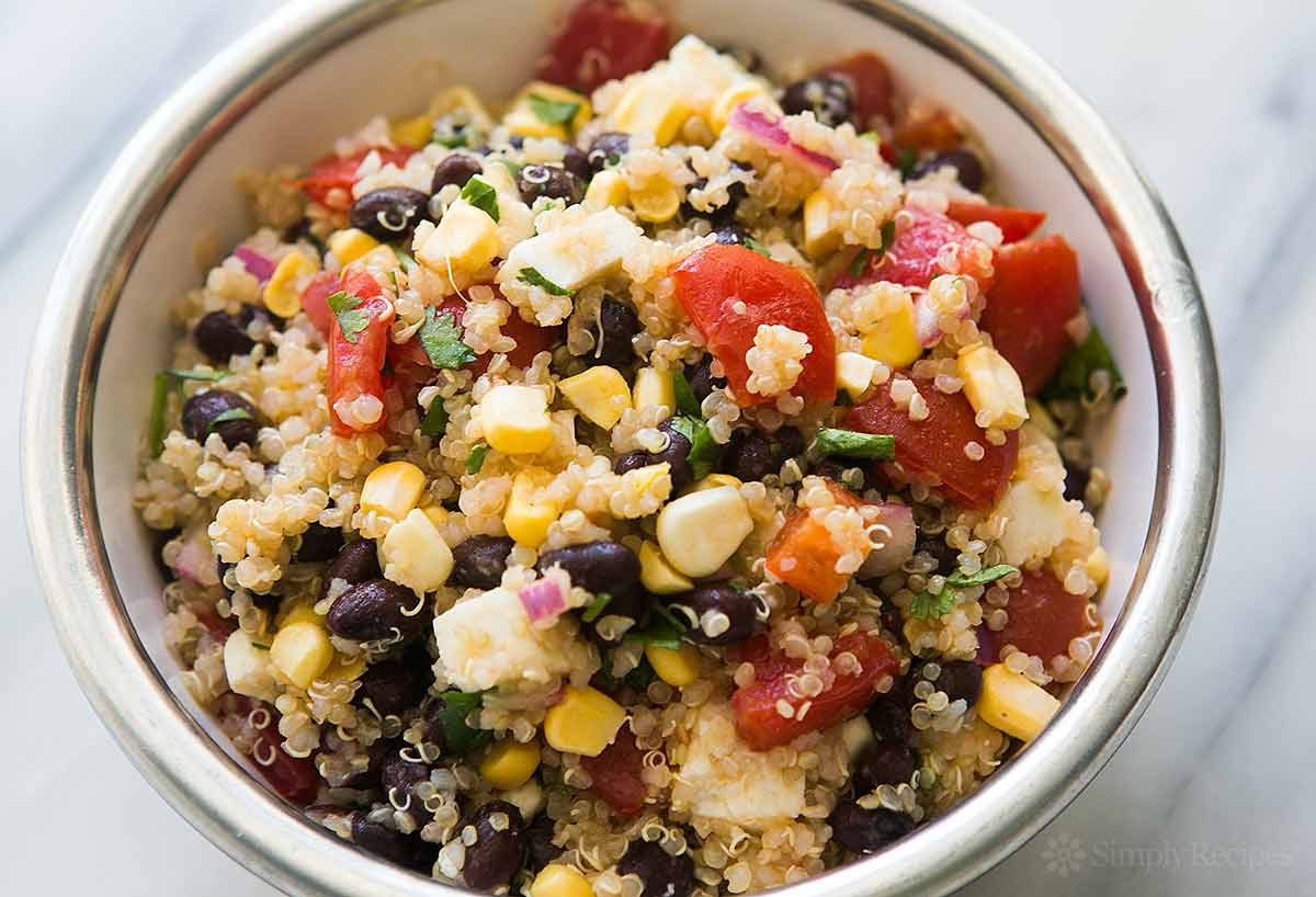 Mexican Quinoa Salad
 Mexican Quinoa Salad with Black Beans Corn and Tomatoes
