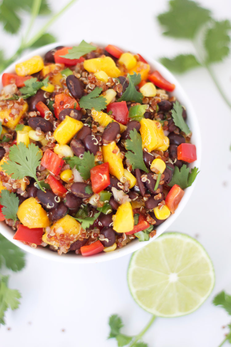 Mexican Quinoa Salad
 Mexican Quinoa Salad with Honey Lime Vinaigrette Recipe