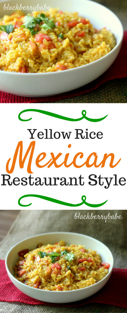 Mexican Restaurant Rice Recipe
 Mexican Restaurant Style Rice Blackberry Babe
