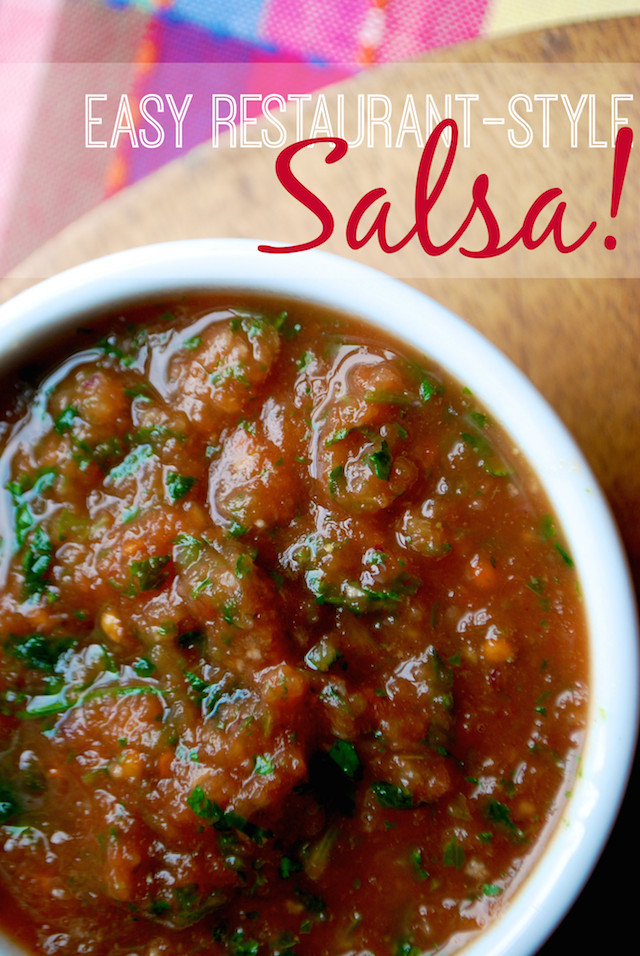 Mexican Restaurant Salsa Recipe
 Easy Homemade Restaurant Style Salsa Recipe Always Order