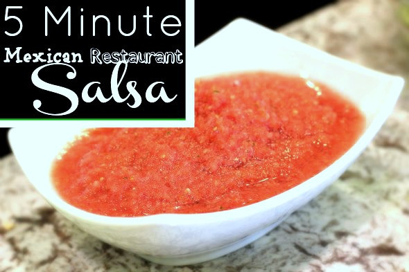 Mexican Restaurant Salsa Recipe
 5 Minute Mexican Restaurant Salsa