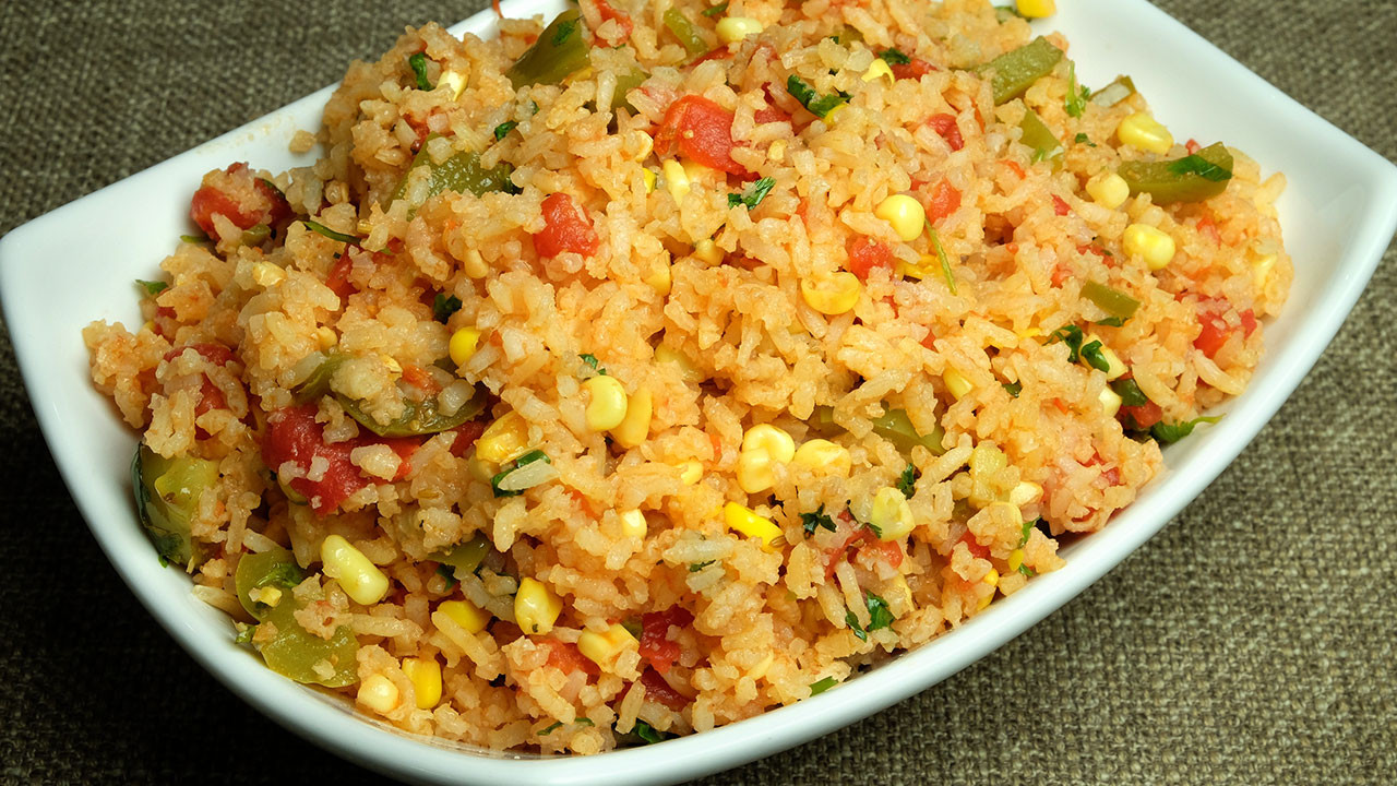Mexican Rice Recipes
 Mexican Rice Manjula s Kitchen Indian Ve arian Recipes