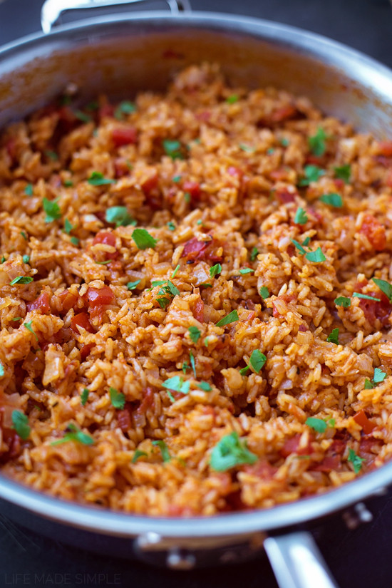 Mexican Rice Recipes
 Flavorful Spanish Rice Life Made Simple