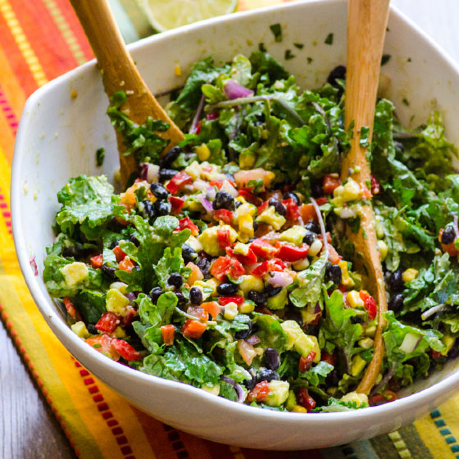 Mexican Salad Recipes
 Healthy Creamy Mexican Kale Salad Recipe