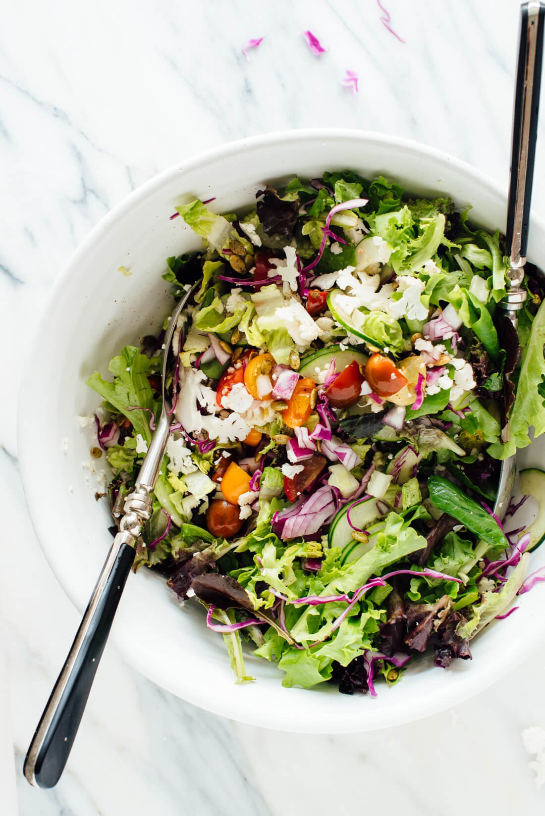 Mexican Salad Recipes
 Mexican Green Salad with Jalapeño Cilantro Dressing