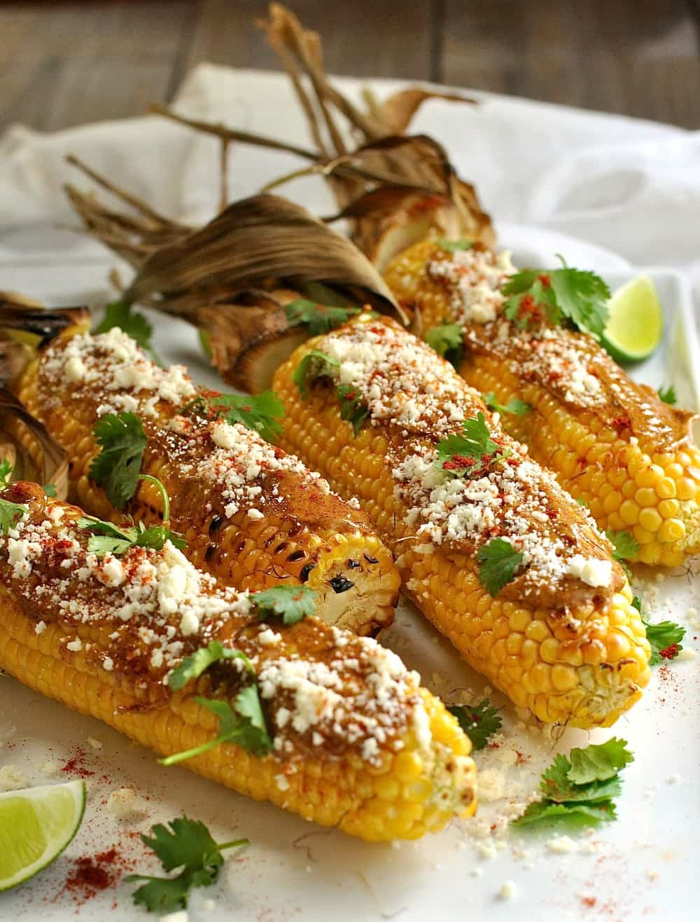 Mexican Street Corn On The Cob
 Mexican Corn on the Cob Pinch and Swirl