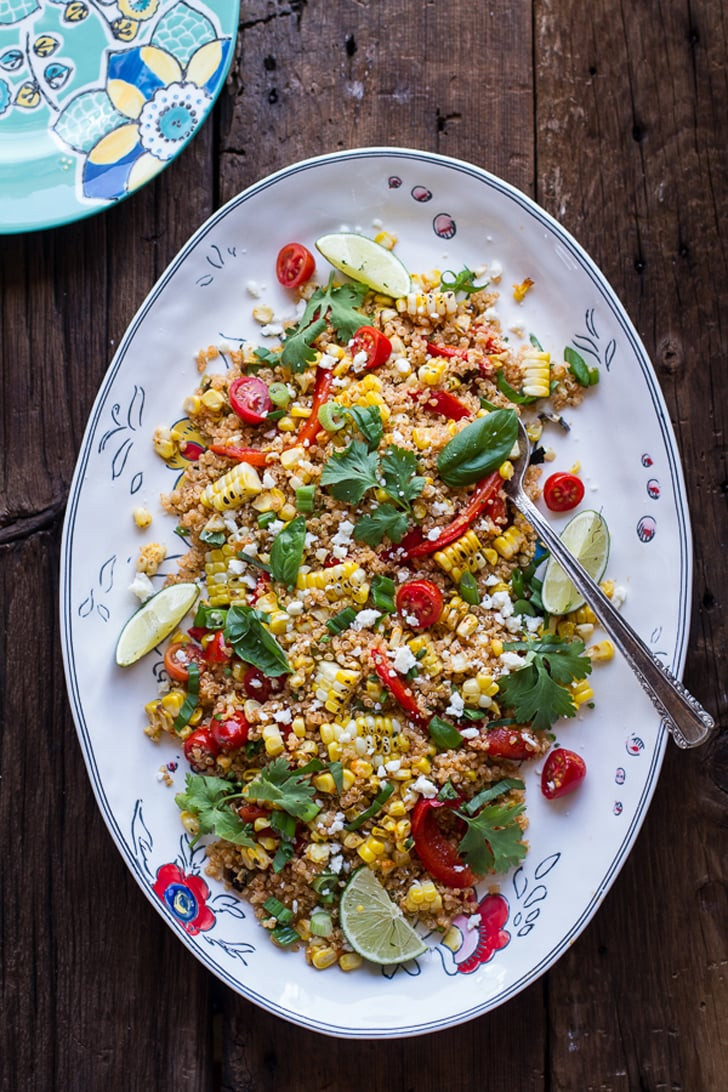 Mexican Street Corn Salad
 Mexican Grilled Street Corn Quinoa Salad