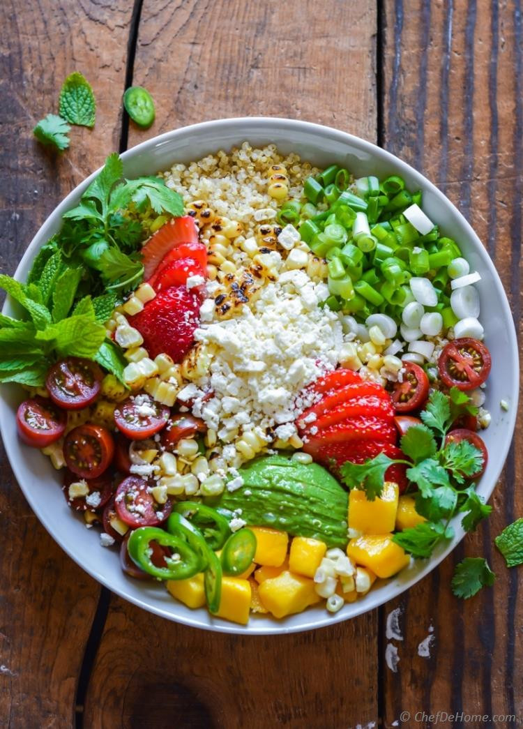 Mexican Street Corn Salad
 Mexican Street Corn Quinoa Salad Recipe