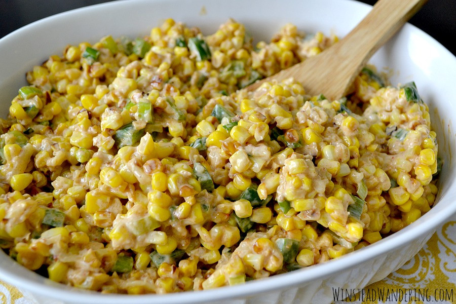 Mexican Street Corn Salad
 Smoky & Spicy Mexican Street Corn Salad