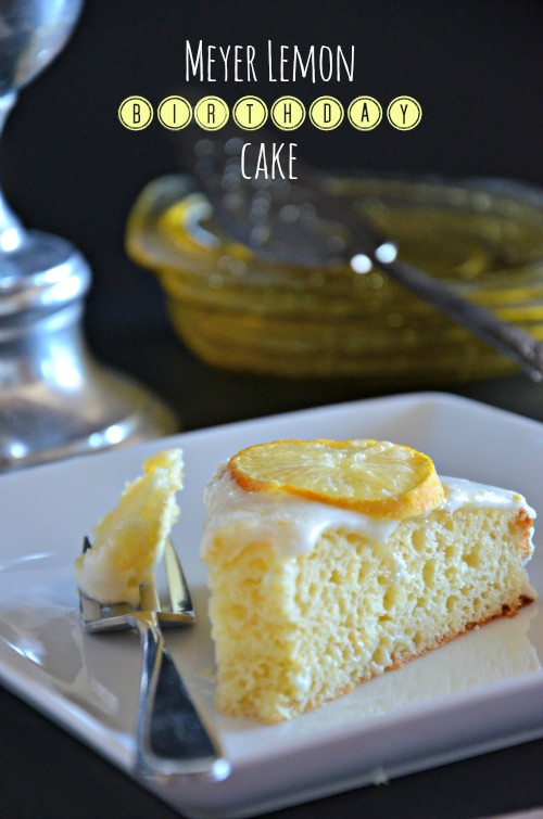 Meyer Lemon Cake
 Meyer Lemon Cake with Greek Yogurt Mountain Mama Cooks