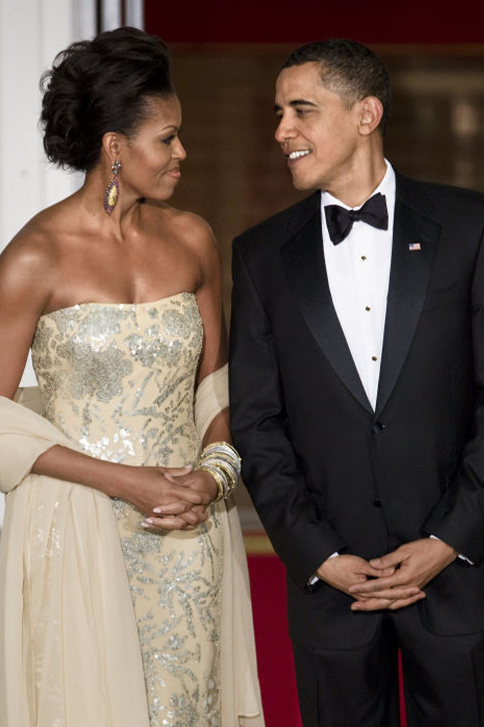 Michelle Obama State Dinner 2016 Dress
 All 13 Michelle Obama s Gorgeous State Dinner Dresses