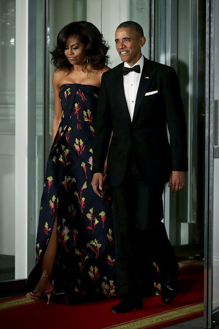 Michelle Obama State Dinner 2016 Dress
 All 13 Michelle Obama s Gorgeous State Dinner Dresses