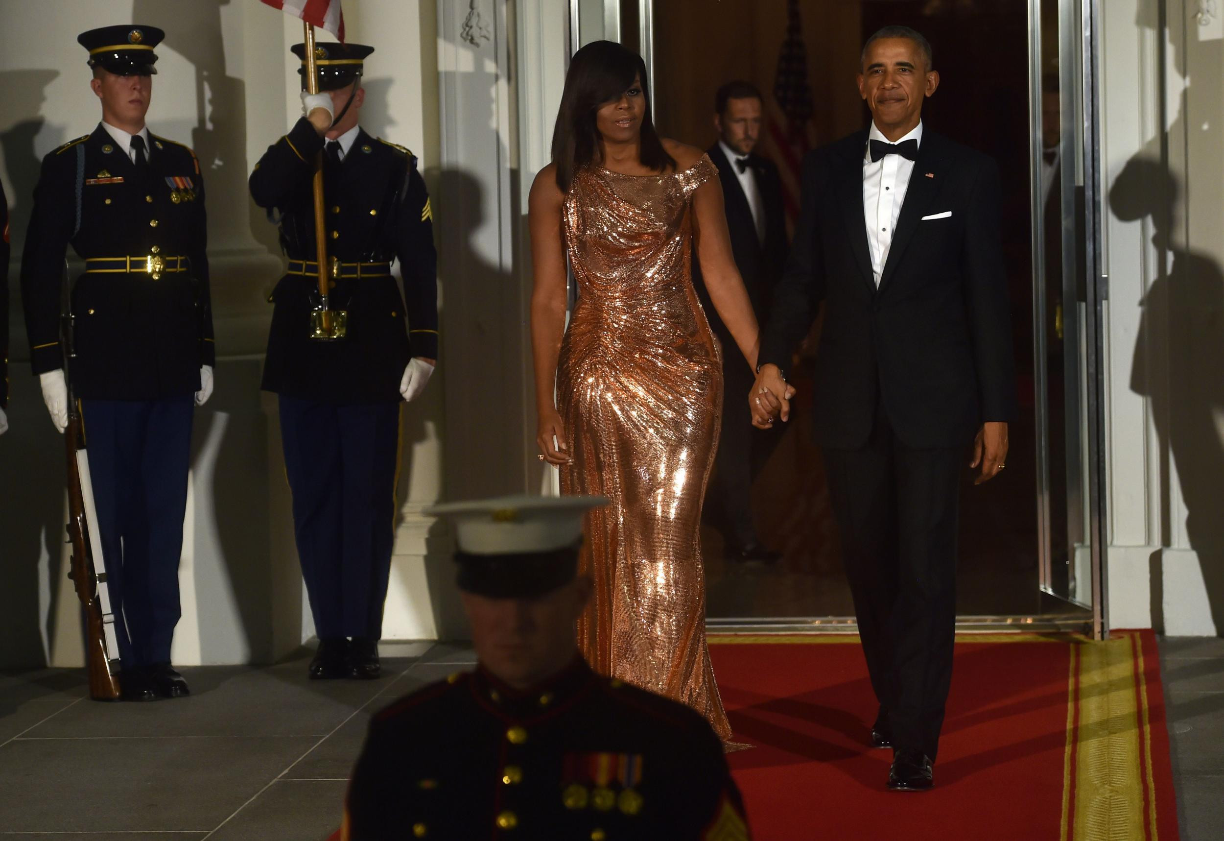 Michelle Obama State Dinner 2016 Dress
 The story behind Michelle Obama s beautiful final state