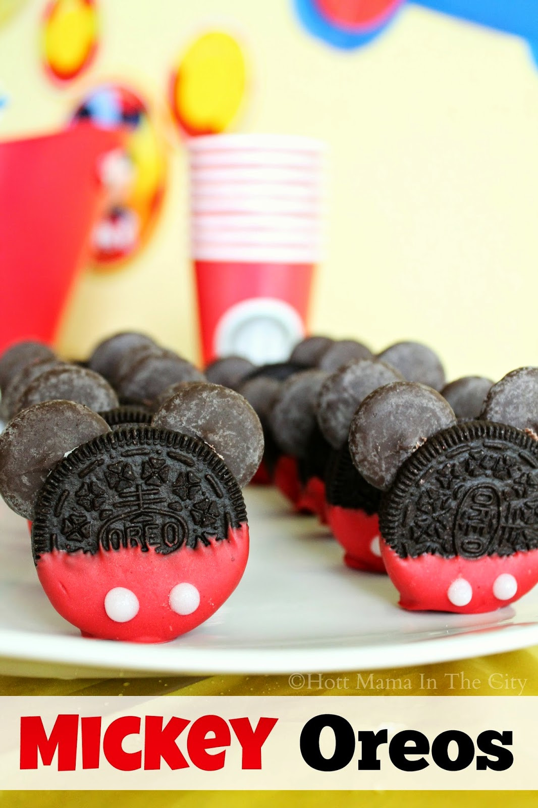 Mickey Mouse Dessert
 Hot Mama In The City Mickey Mouse Themed Desserts