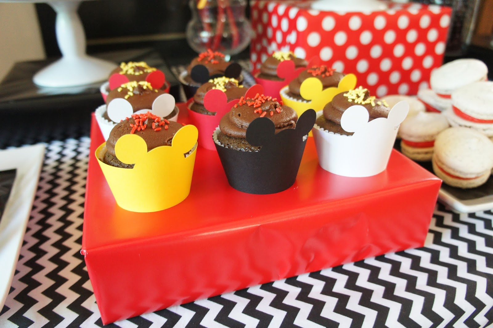 Mickey Mouse Dessert
 Half Baked Co MICKEY MOUSE DESSERT TABLE