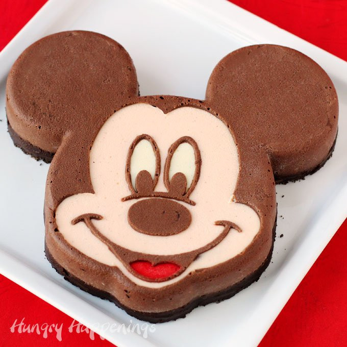 Mickey Mouse Dessert
 Mickey Mouse Cheesecake A Hand Painted Dessert