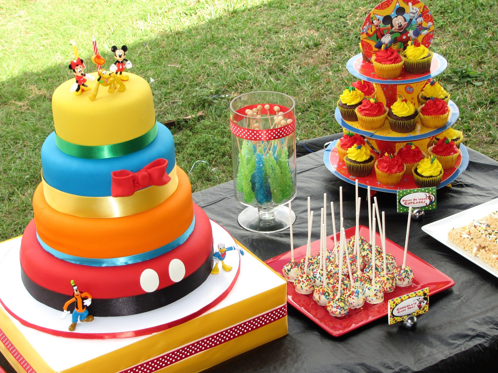 Mickey Mouse Dessert
 SWEET TREATS CAROUSEL Mickey Mouse Dessert Table