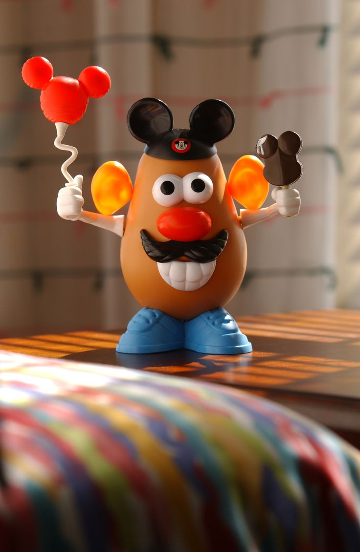 Mickey Rooney'S Potato Fantasy
 Even Mr Potato Head loves a Mickey Mouse ear balloon