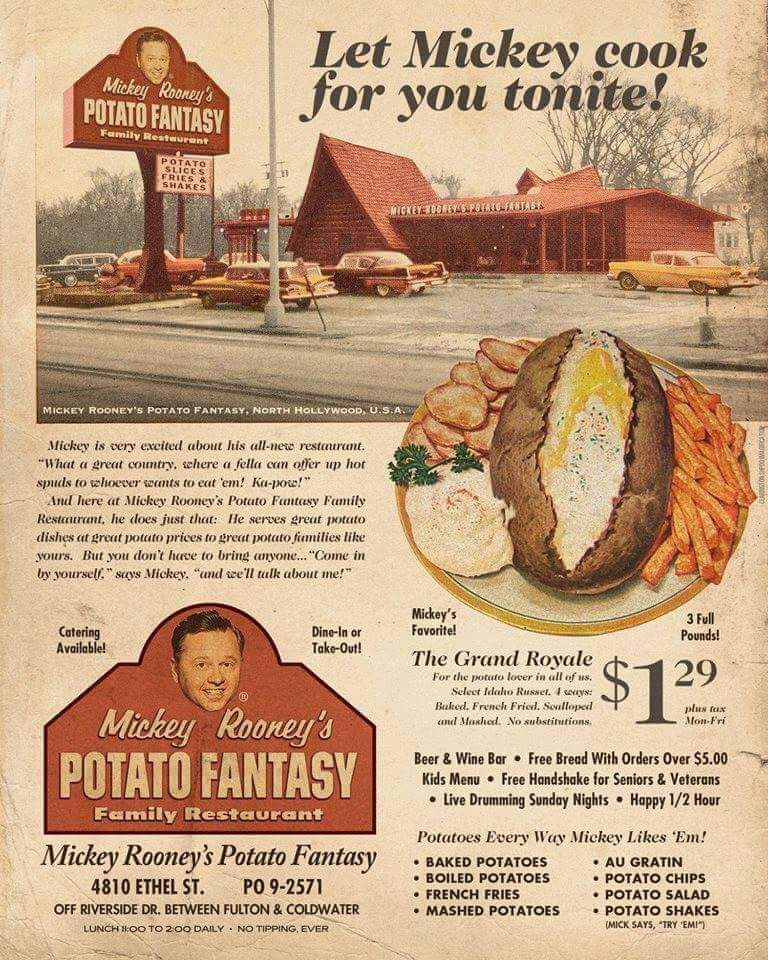 The top 20 Ideas About Mickey Rooney's Potato Fantasy - Best Recipes Ever