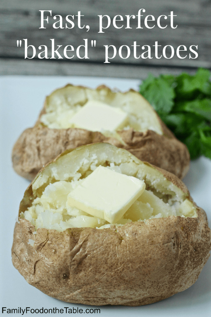 Microwave Baked Potato
 perfect baked potato microwave