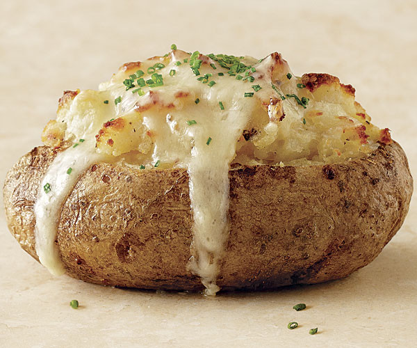 Microwave Baked Potato
 Twice Baked Potatoes with Cheddar and Chives Recipe