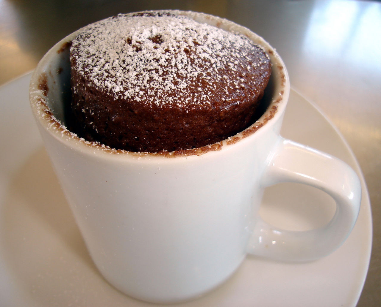 Microwave Cake In A Mug
 Attached At The Nip Mug Cakes