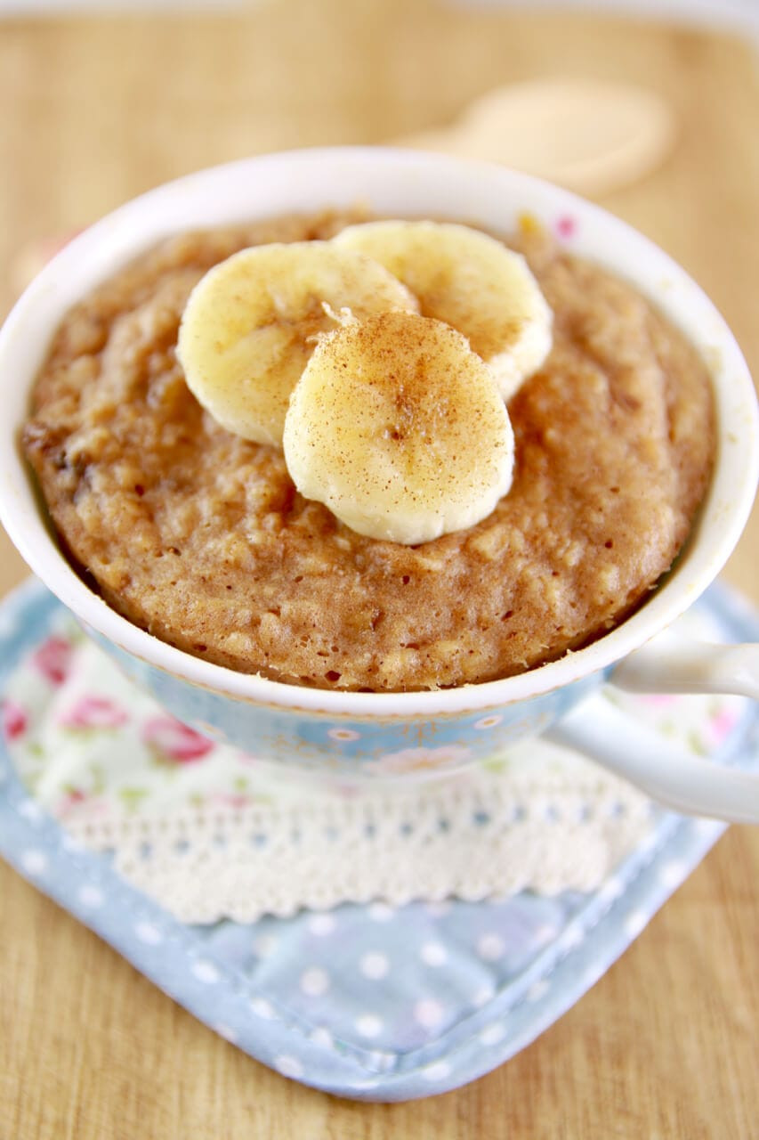 Microwave Cake Recipes
 Microwave Peanut Butter & Banana Mug Cake Bigger Bolder