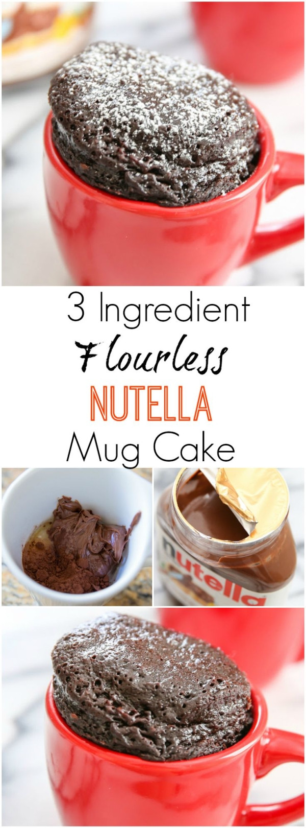 Microwave Desserts With Few Ingredients
 3 Ingre nt Flourless Nutella Mug Cake Super easy