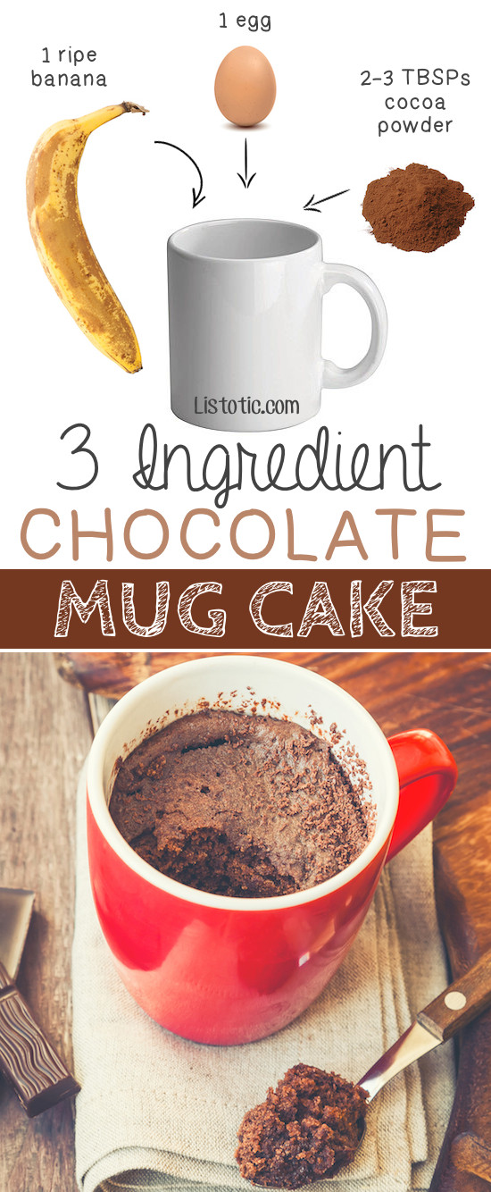 Microwave Desserts With Few Ingredients
 9 Healthy But Delicious 3 Ingre nt Treats That Are SUPER