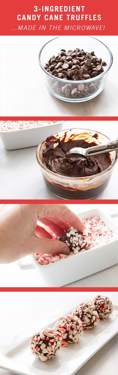 Microwave Desserts With Few Ingredients
 3 Ingre nt Candy Cane Truffles Made in the Microwave