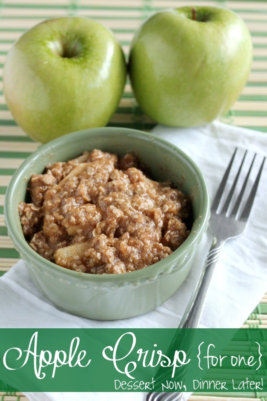 Microwave Desserts With Few Ingredients
 Apple Crisp for e 1 apple & a few pantry ingre nts