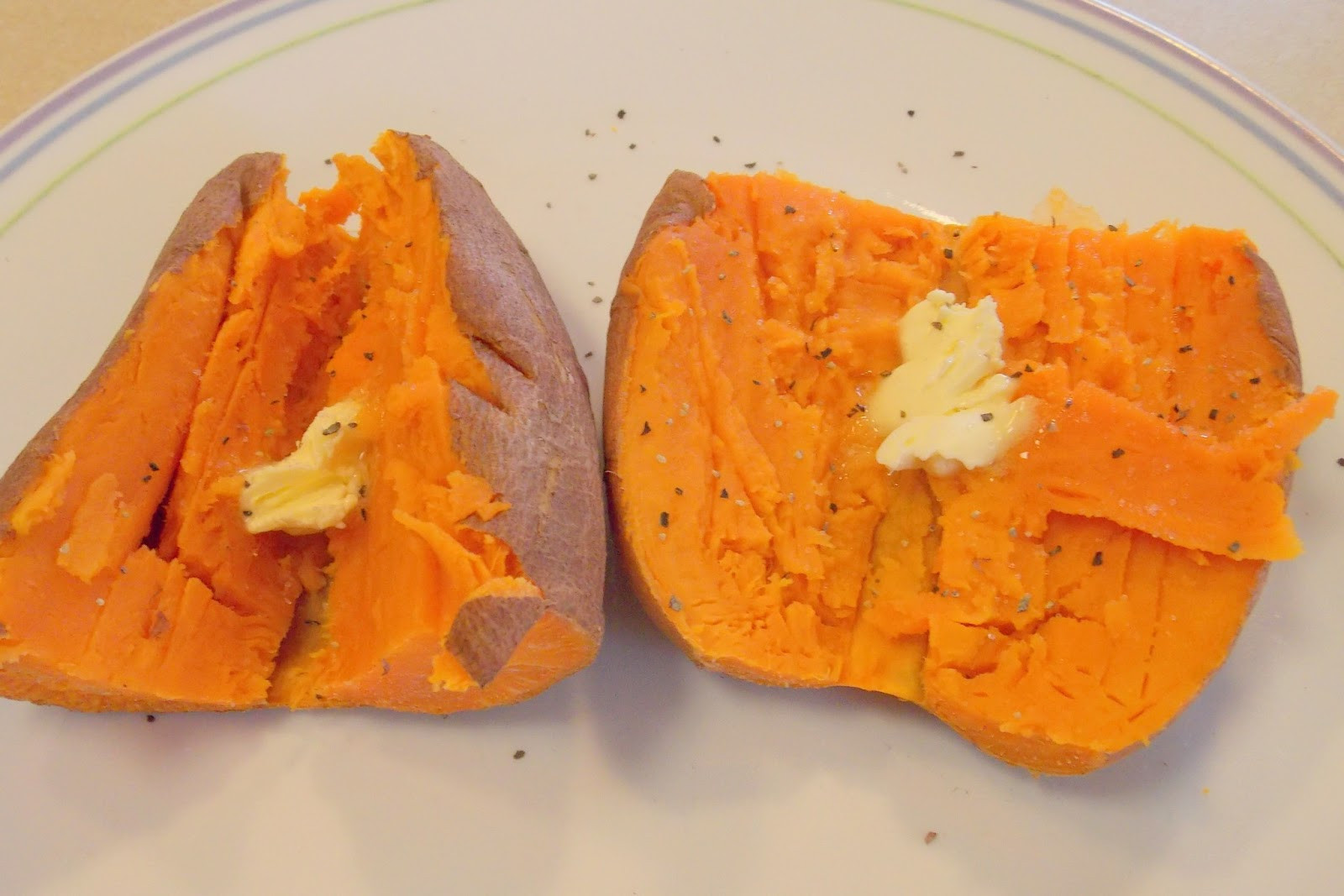 Microwave Sweet Potato
 Fantastic Family Recipes Microwave Sweet Potato or Yam