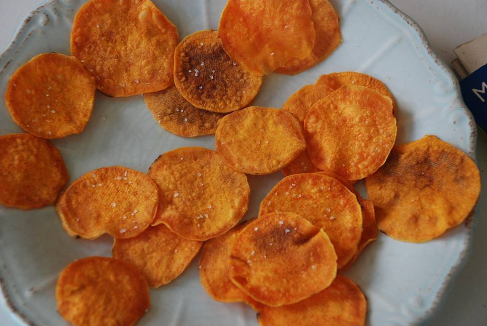 Microwave Sweet Potato Recipe
 Sweet potato microwave chips