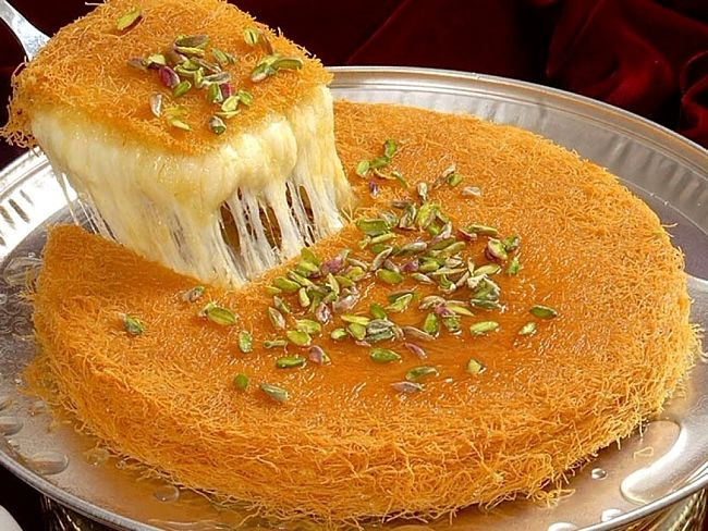 Middle Eastern Dessert Recipe
 Knafeh Recipes Middle Eastern Syrup Soaked Crisp Crust