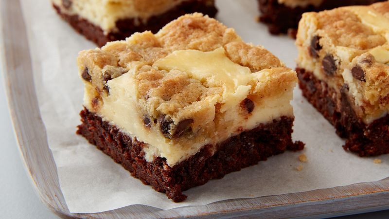 Milk Dessert Bar
 Cookies and Milk Cheesecake Brownie Bars Recipe