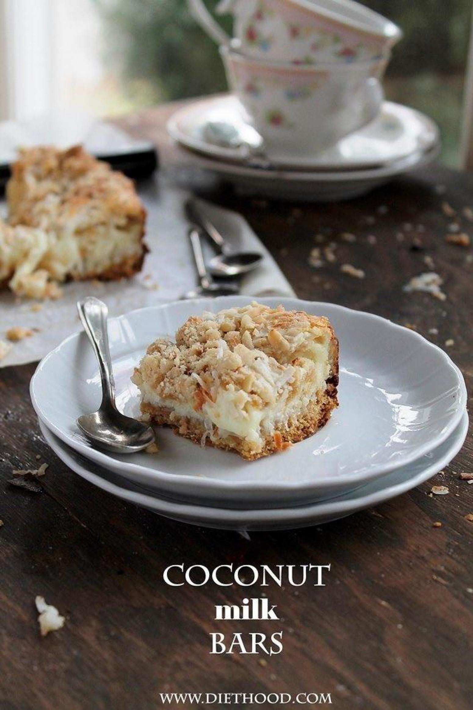 Milk Dessert Bar
 Coconut Milk Bars Recipe