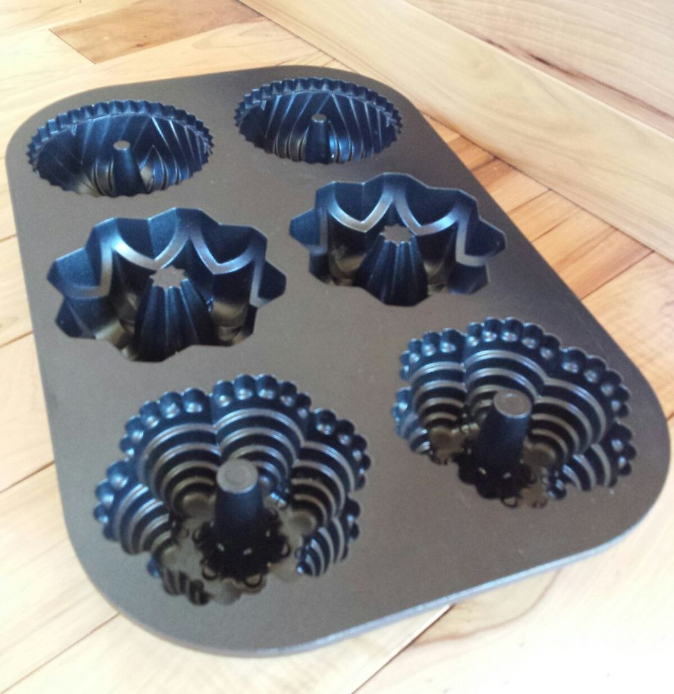 Mini Bundt Cake Pan
 Nordic Ware 6 Cup Multi Mini Bundt Non Stick 3 Mold