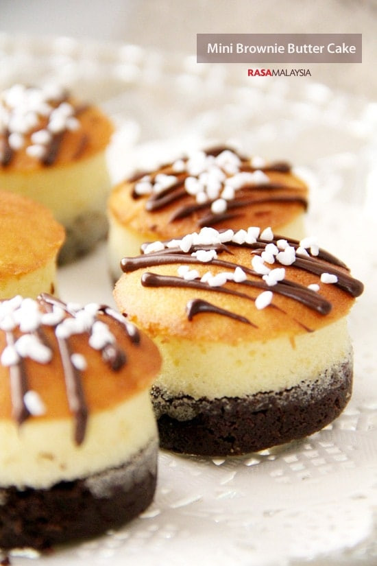 Mini Cake Recipe
 Mini Brownie Butter Cake