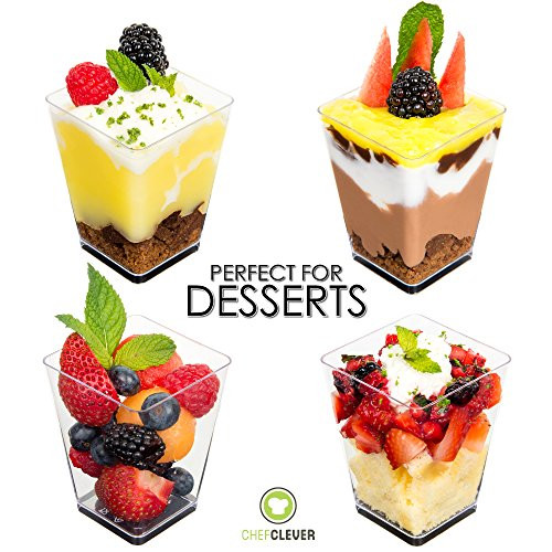 Mini Dessert Cups
 Mini Dessert Cups Appetizer Bowls with Spoons and Recipe
