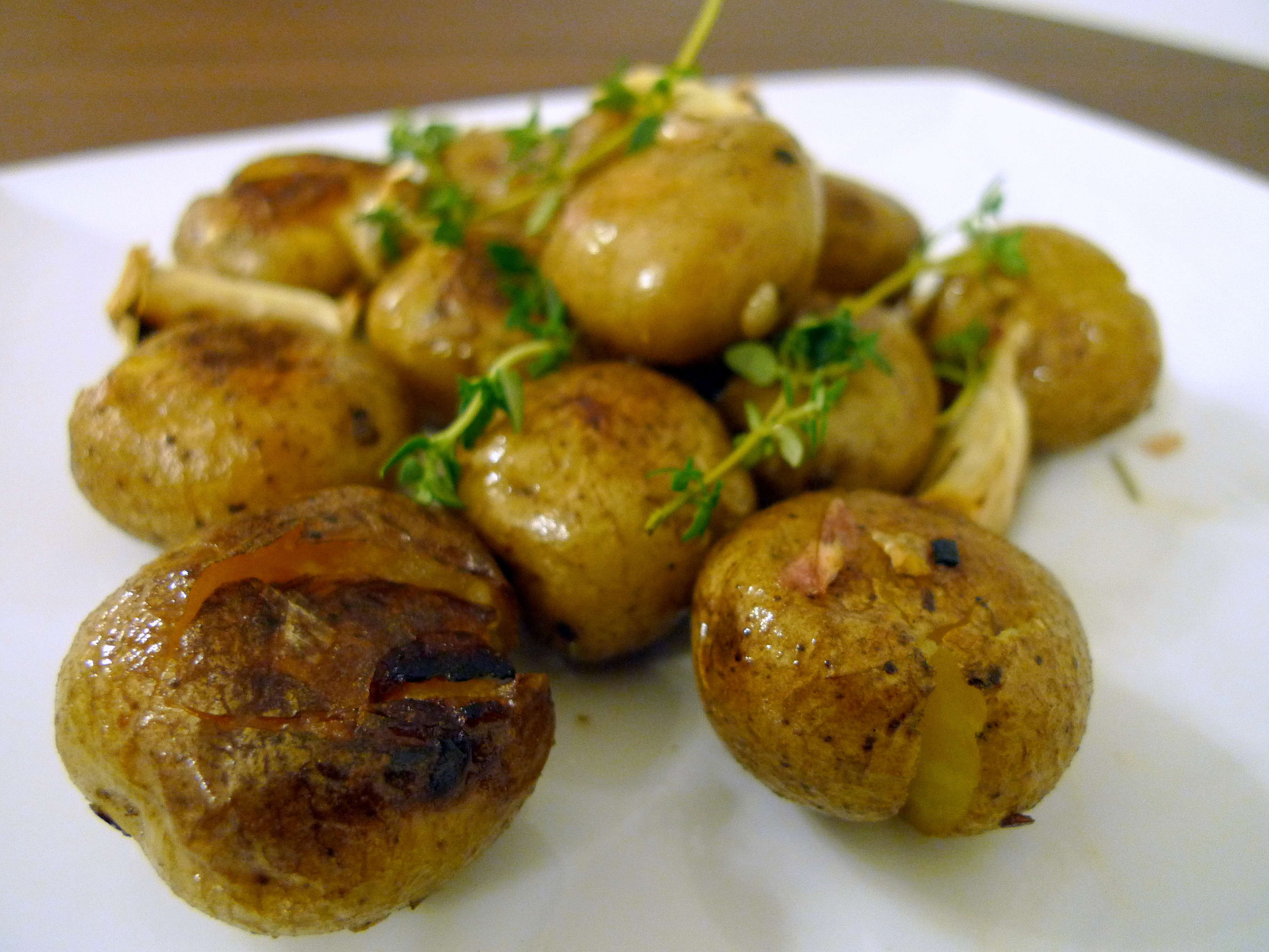 Mini Potato Recipe
 Crisped Roasted Mini Potatoes
