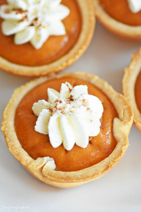 Mini Pumpkin Pie
 Mini Pumpkin Pies Made in a Muffin Tin ⋆ Savvy Saving Couple