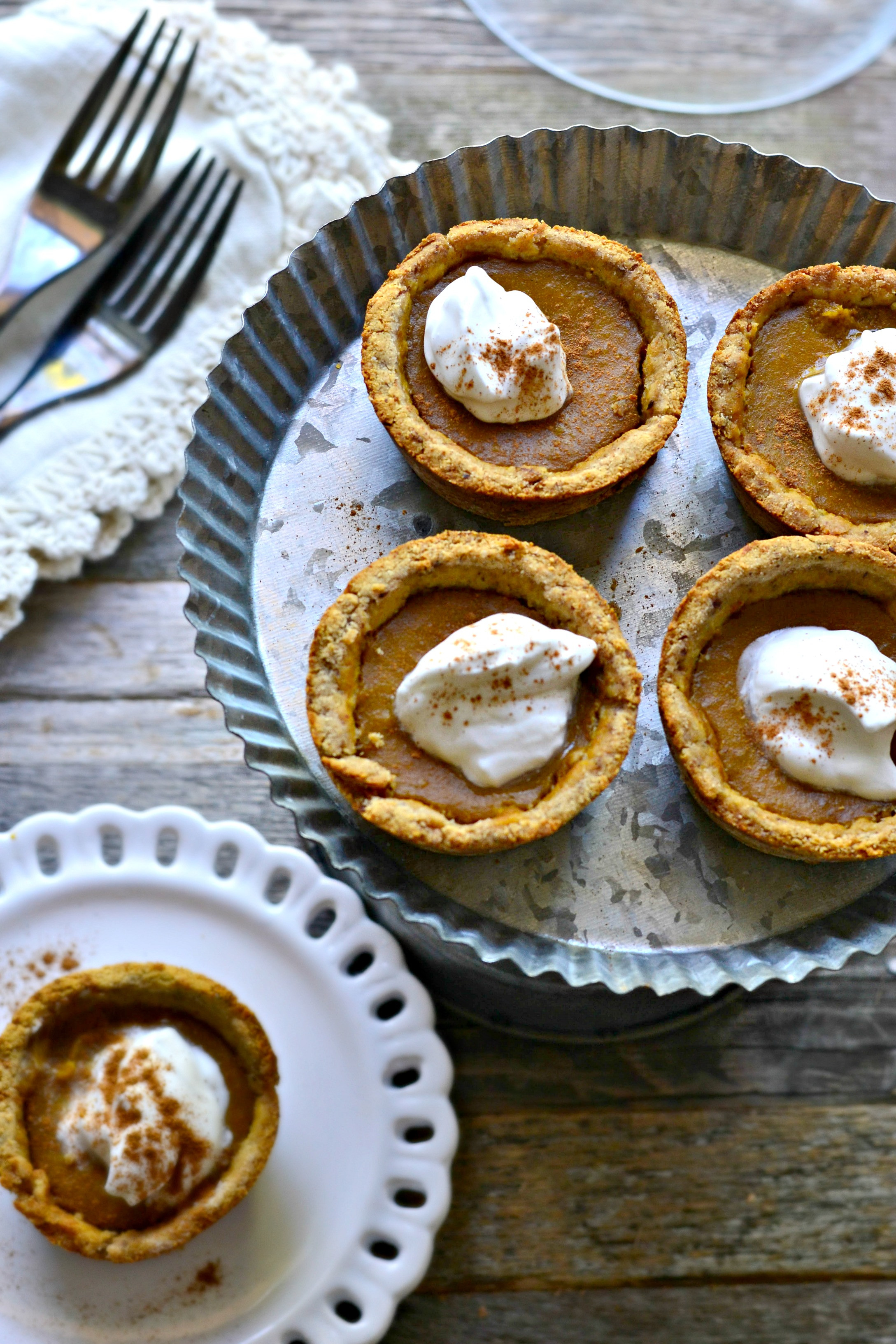 Mini Pumpkin Pie
 Egg Free Mini Pumpkin Pies Fork and Beans